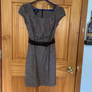 Women’s size 3 BCX brown slim dress with belt